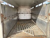 APPROX. 12.6ft x 6.6ft IFOR WILLIAMS TWIN AXLE 3500KGS LIVESTOCK TRAILER - 19