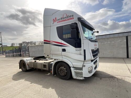 IVECO STRALIS 500 EURO6 6x2 AUTOMATIC TRACTOR UNIT ON AIR