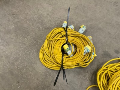 5no. 110V EXTENSION LEADS