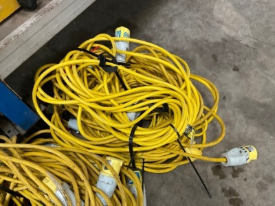 5no. 110V EXTENSION LEADS