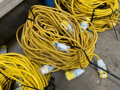 5no. 110V EXTENSION LEADS