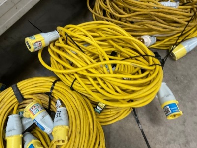 5no. 110V EXTENSION LEADS