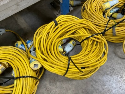 5no. 110V EXTENSION LEADS