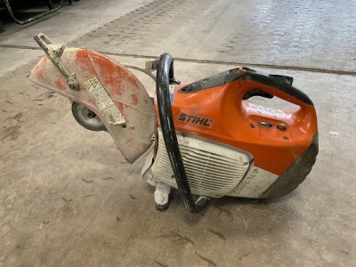 STIHL TS410 PETROL CONCRETE SAW NB: Spares/repair - pull cord missing