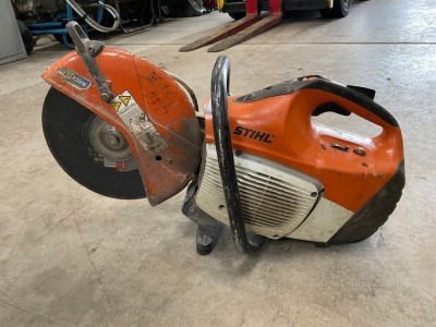 STIHL TS410 PETROL CONCRETE SAW NB: Spares/repair - pull cord missing