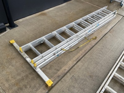 10 TREAD ALUMINIUM TRIPLE EXTENSION LADDER