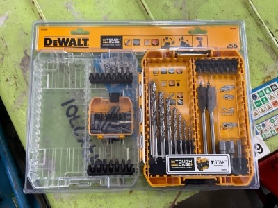 UNUSED DEWALT 55pc BIT SET