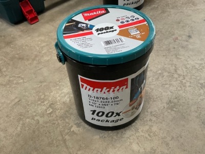 UNUSED MAKITA 100pc 115mm DICS SET