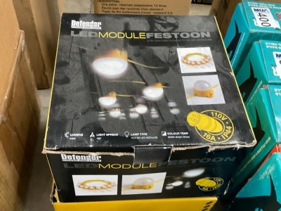 UNUSED DEFENDER LED MODULE 22m STRING LIGHT SET