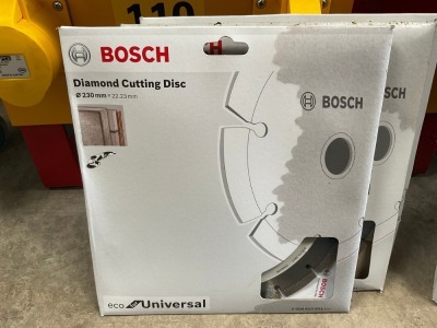 UNUSED BOSCH DIAMOND BLADE 230mm