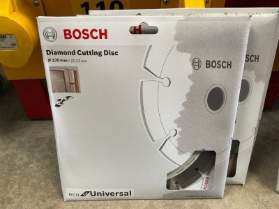 UNUSED BOSCH DIAMOND BLADE 230mm