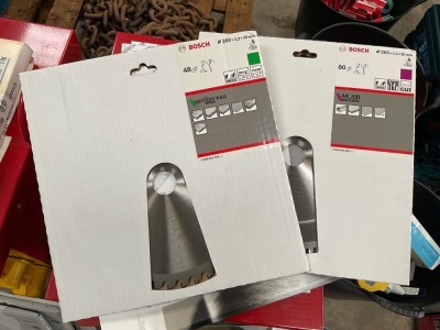 UNUSED BOSCH TWIN PACK CIRCULAR SAW BLADE 260mm