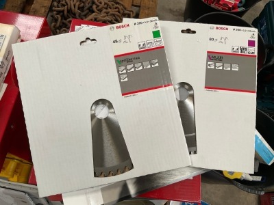 UNUSED BOSCH TWIN PACK CIRCULAR SAW BLADE 260mm