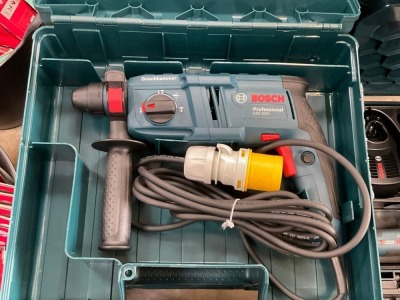 UNUSED BOSCH PROFESSIONAL GBH2000 110V HAMMER DRILL