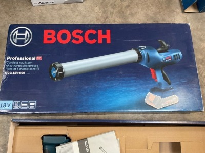 UNUSED BOSCH PROFESSIONAL GCG 18V-600 CORDLESS CAULK GUN - UNIT ONLY