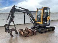 VOLVO ECR38 3.3 TON MINI DIGGER