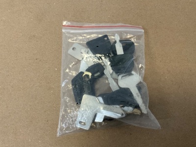 APPROX. 12No. UNUSED EQUIPMENT MASTER KEYS TO SUIT PLANT & MACHINERY