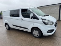 FORD TRANSIT CUSTOM 300 L2 2.0 ECOBLUE 130PS LOW ROOF CREW VAN