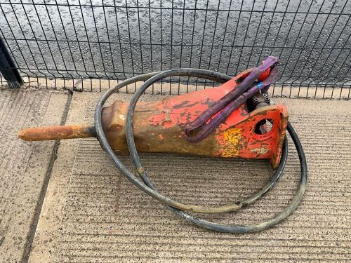 HYDRAULIC ROCK HAMMER TO SUIT 5-8 TON EXCAVATOR