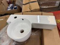 APPROX. 10No. UNUSED ATTI VERMONT LEFT CERAMIC BASINS