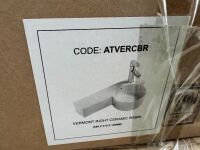 WOODEN CRATE TO INC. APPROX. 22No. UNUSED ATTI VERMONT RIGHT & LEFT HAND CERAMIC BASINS - 2