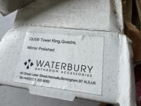 APPROX. 48No. UNUSED MIRROR POLISHED TOWEL RINGS - 2