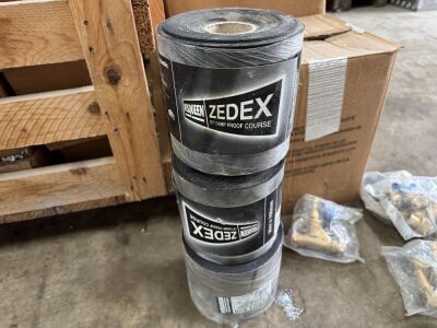 3No. UNUSED ROLLS OF 150mm DPC