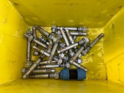 PLASTIC CRATE TO INC. ASSORTED RAWL BOLTS