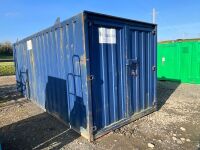 APPROX. 20ft x 8ft ANTI VANDAL SITE STORAGE CONTAINER&nbsp;