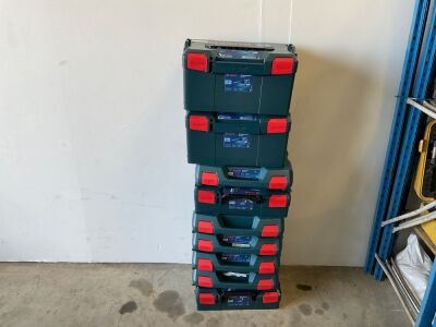 APPROX. 9No. UNUSED ASSORTED BOSCH POWER TOOL CASES