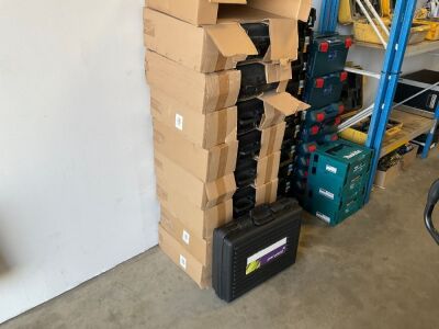 APPROX. 9No. UNUSED ASSORTED PARWELD POWER TOOL CASES