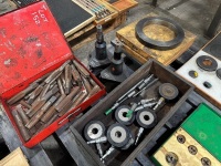 PALLET LOT OF ASSORTED TAPS & DIES & BORE GUAGES - 4