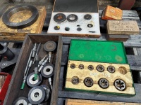 PALLET LOT OF ASSORTED TAPS & DIES & BORE GUAGES - 5