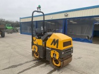 MECALAC TV800 DOUBLE DRUM RIDE ON DIESEL ROLLER - 7