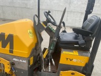 MECALAC TV800 DOUBLE DRUM RIDE ON DIESEL ROLLER - 12