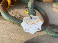 SET OF 4 LEGGED 10mm 6.7 TON LIFTING CHAINS - 5