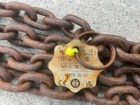 SET OF 4 LEGGED 10mm 6.7 TON LIFTING CHAINS - 5