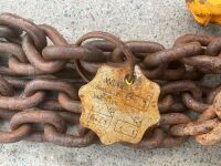 SET OF 4 LEGGED 10mm 6.7 TON LIFTING CHAINS - 6