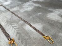 SET OF 4 LEGGED 8mm 4.25TON LIFTING CHAINS - 3