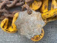 SET OF 4 LEGGED 8mm 4.25TON LIFTING CHAINS - 6