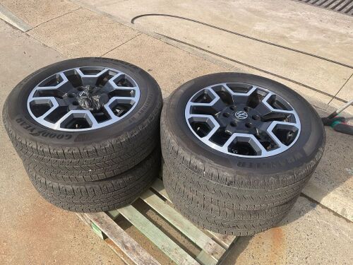 4No. ALLOYS RIMS & TYRES TO SUIT 2025 VOLKSWAGEN AMAROK