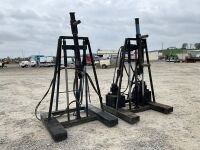 240v MONTGOMERY ENGINEERING R1000 ROTATING CHASSIS STANDS - 6