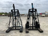 240v MONTGOMERY ENGINEERING R1000 ROTATING CHASSIS STANDS - 7