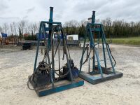 240v MONTGOMERY ENGINEERING R1000 ROTATING CHASSIS STANDS - 9