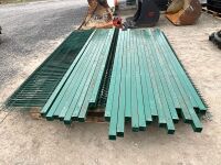 APPROX. 14No. MESH FENCING PANELS & 24 POSTS - 3