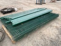 APPROX. 14No. MESH FENCING PANELS & 24 POSTS - 5