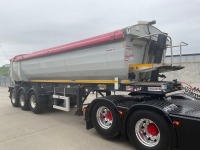 DENNISON 39 TON TRI AXLE ALUMINIUM SLIDING TIPPING TRAILER