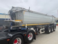 DENNISON 39 TON TRI AXLE ALUMINIUM SLIDING TIPPING TRAILER - 2
