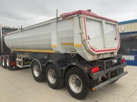DENNISON 39 TON TRI AXLE ALUMINIUM SLIDING TIPPING TRAILER - 12