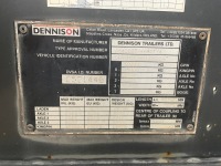 DENNISON 39 TON TRI AXLE ALUMINIUM SLIDING TIPPING TRAILER - 25